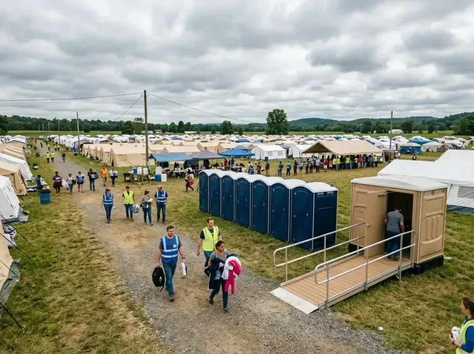 disaster-relief-camp-restrooms-010 — frequently asked questions, Dumpster & Portable Bathrooms Rental in Streator, IL